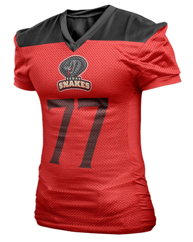 Mockup of a Football Jersey