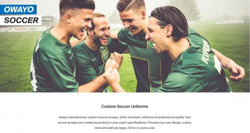 EETEE - Easily customize your soccer jersey with design or logo