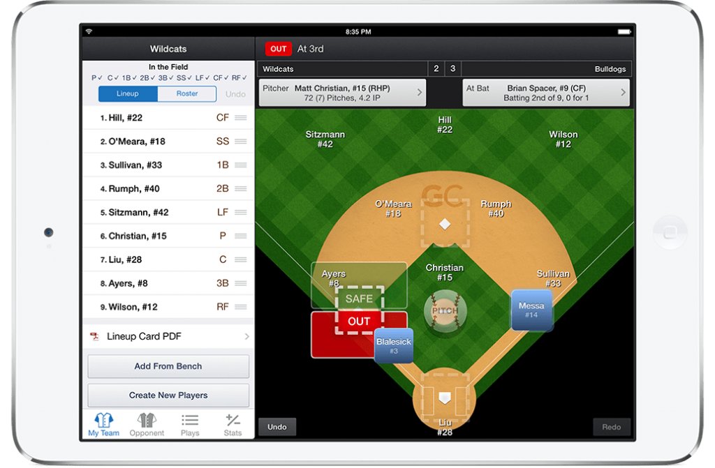 baseball scorekeeping app gamechanger