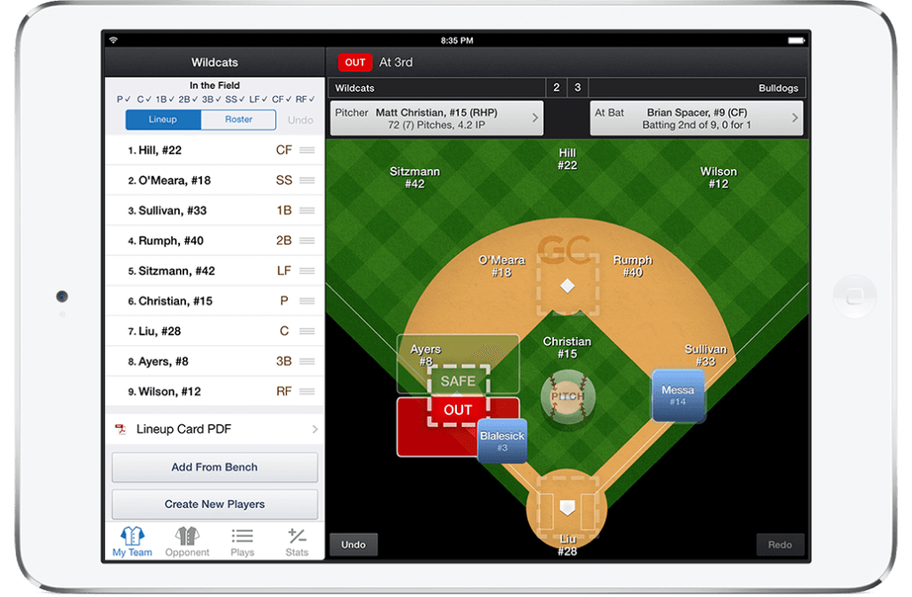 baseball scorekeeping app gamechanger