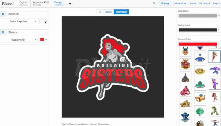 football logo maker create team logos in seconds placeit blog