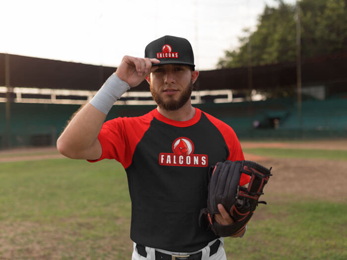 placeit baseball raglans