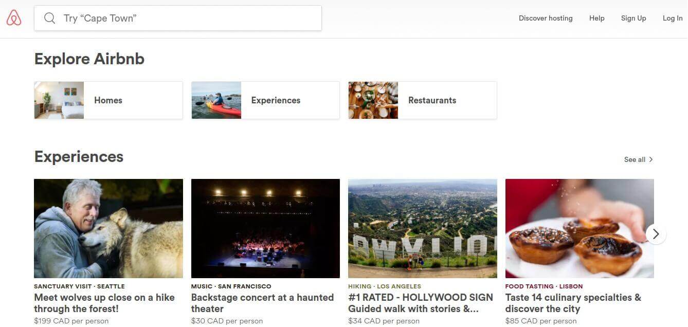 airbnb online experiences