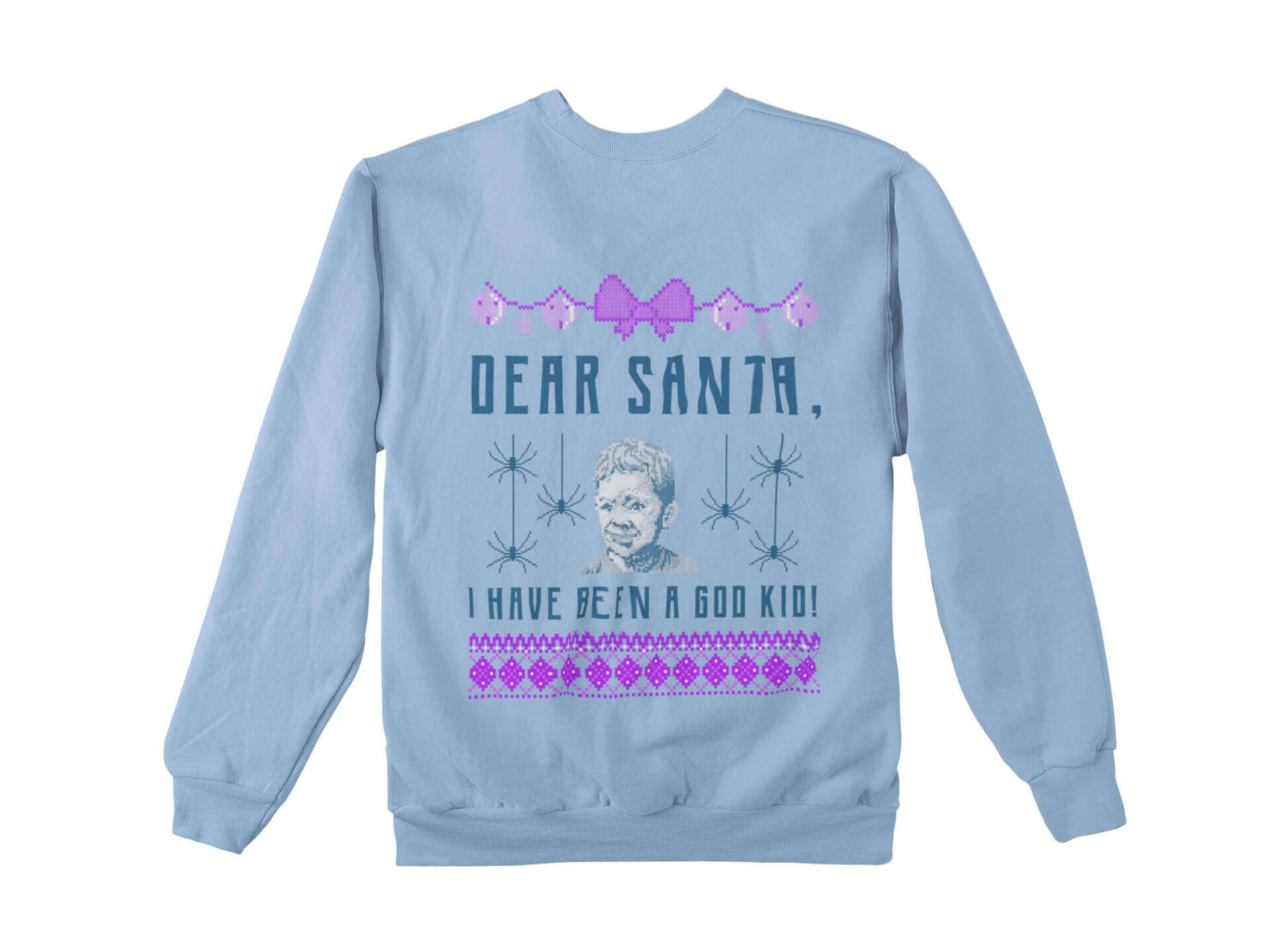 blue ugly christmas sweater