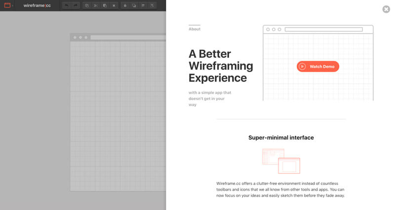 Wireframecc for Easy Wireframing