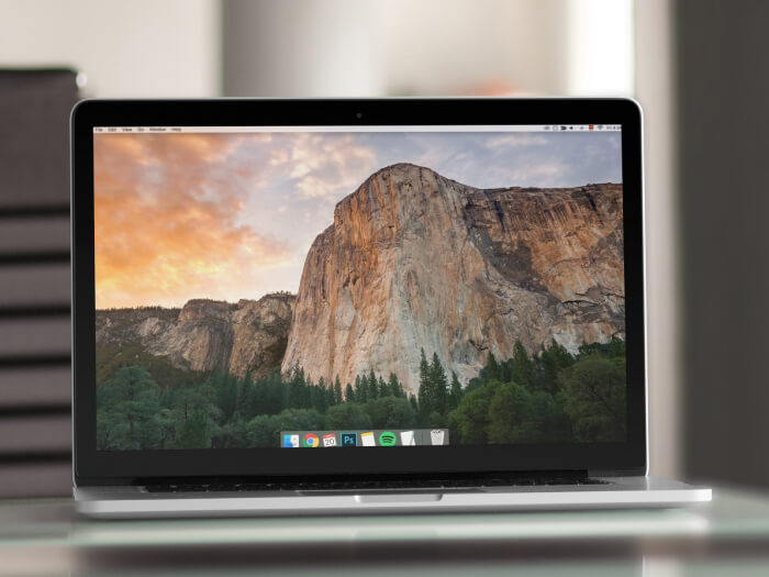 15 Inch Macbook Pro Mockup Template Office Setting
