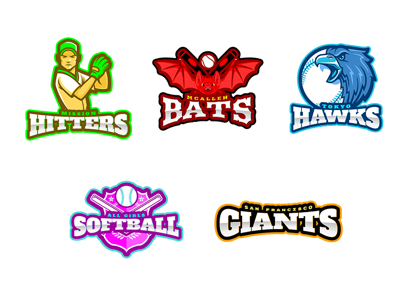 girls softball logo ideas