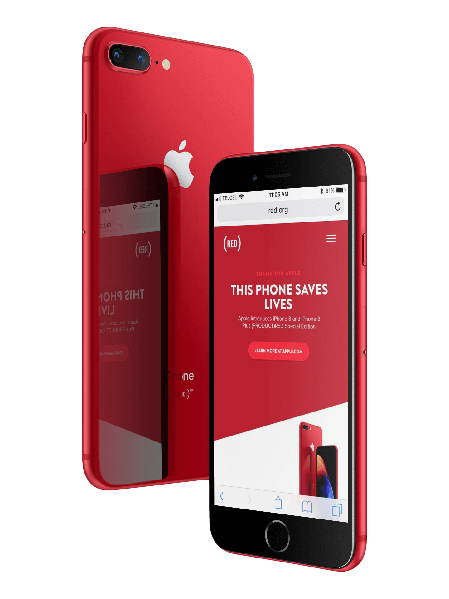 Make Red Iphone 8 Mockups In Seconds Placeit Blog