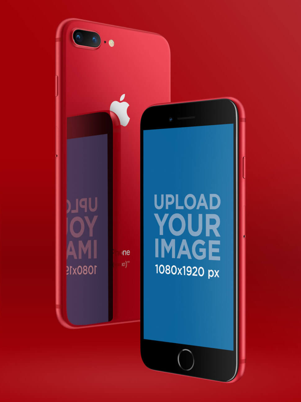 mockup t shirt generator Make Blog Mockups  iPhone  Placeit Seconds in 8 Red