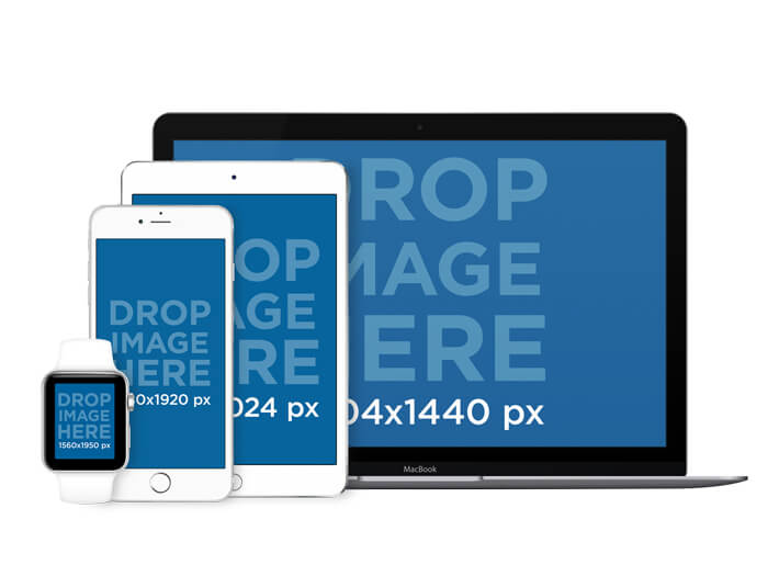 Full Apple Family Mockup Responsive Showcase