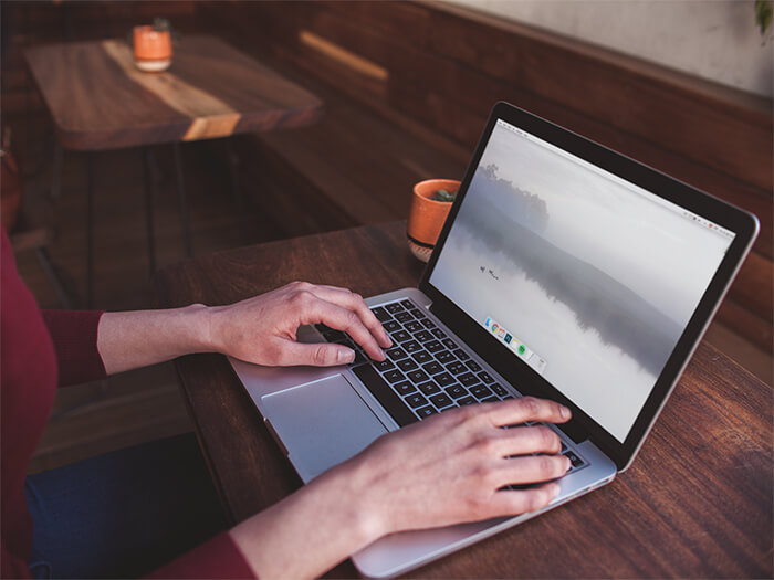 Gray Macbook Mockup Copy