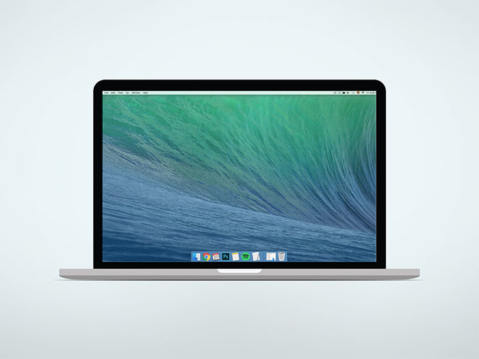 Macbook Mockup With Background Copy