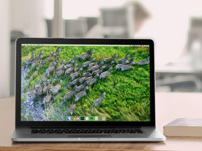 Macbook Pro Mockup 15 Inch Office Desk