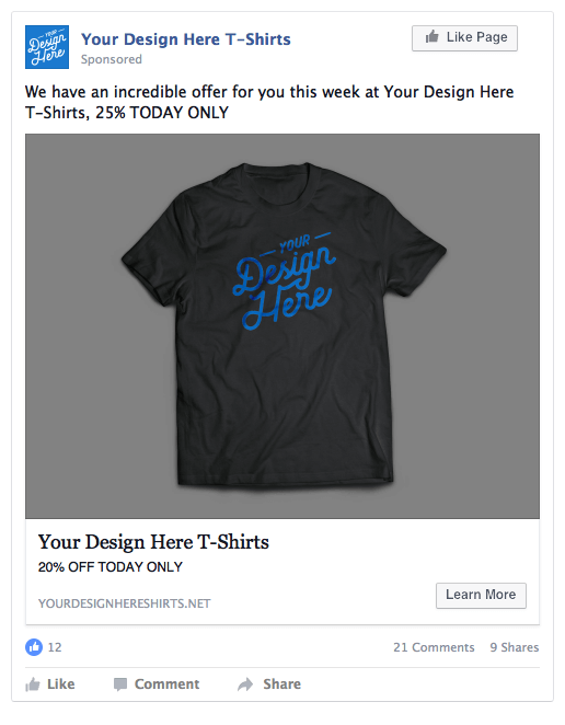 facebook ad image example