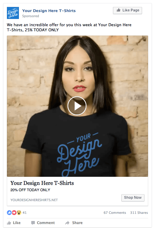 How to Create Facebook Video Ads That Sell T Shirts Placeit Blog