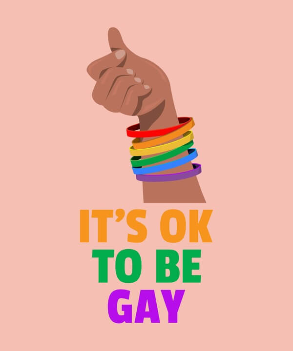 Its Ok To Be Gay Lgbt Tshirt