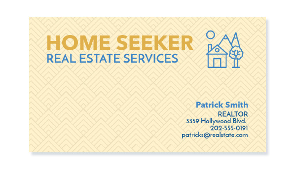 Real Estate Business Card Modern