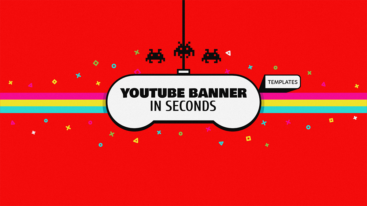 YouTube Banner Template to Create Your Own in Seconds - Placeit Blog With Youtube Banner Size Template