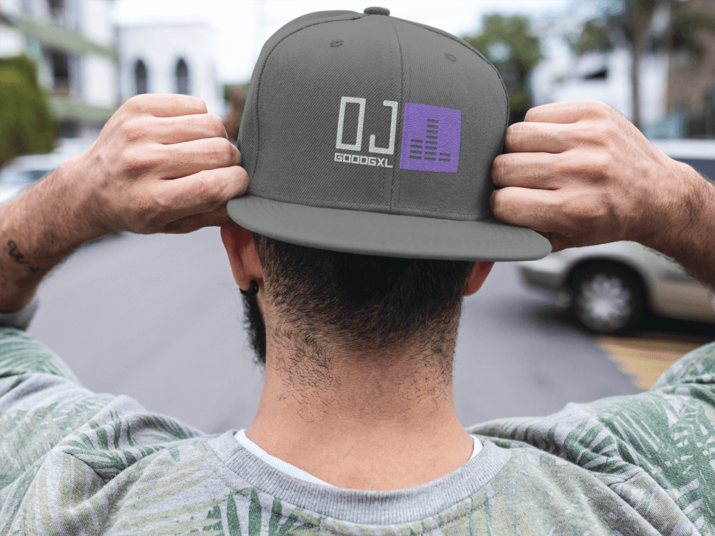 Hat mockup Dj Logo