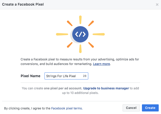 How to Name a Facebook Pixel