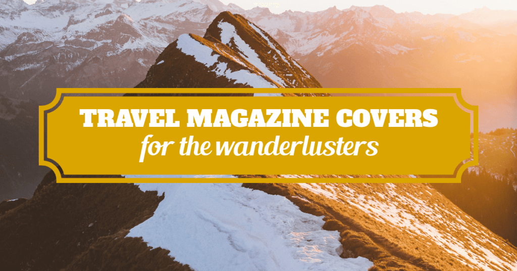 travel magazine cover