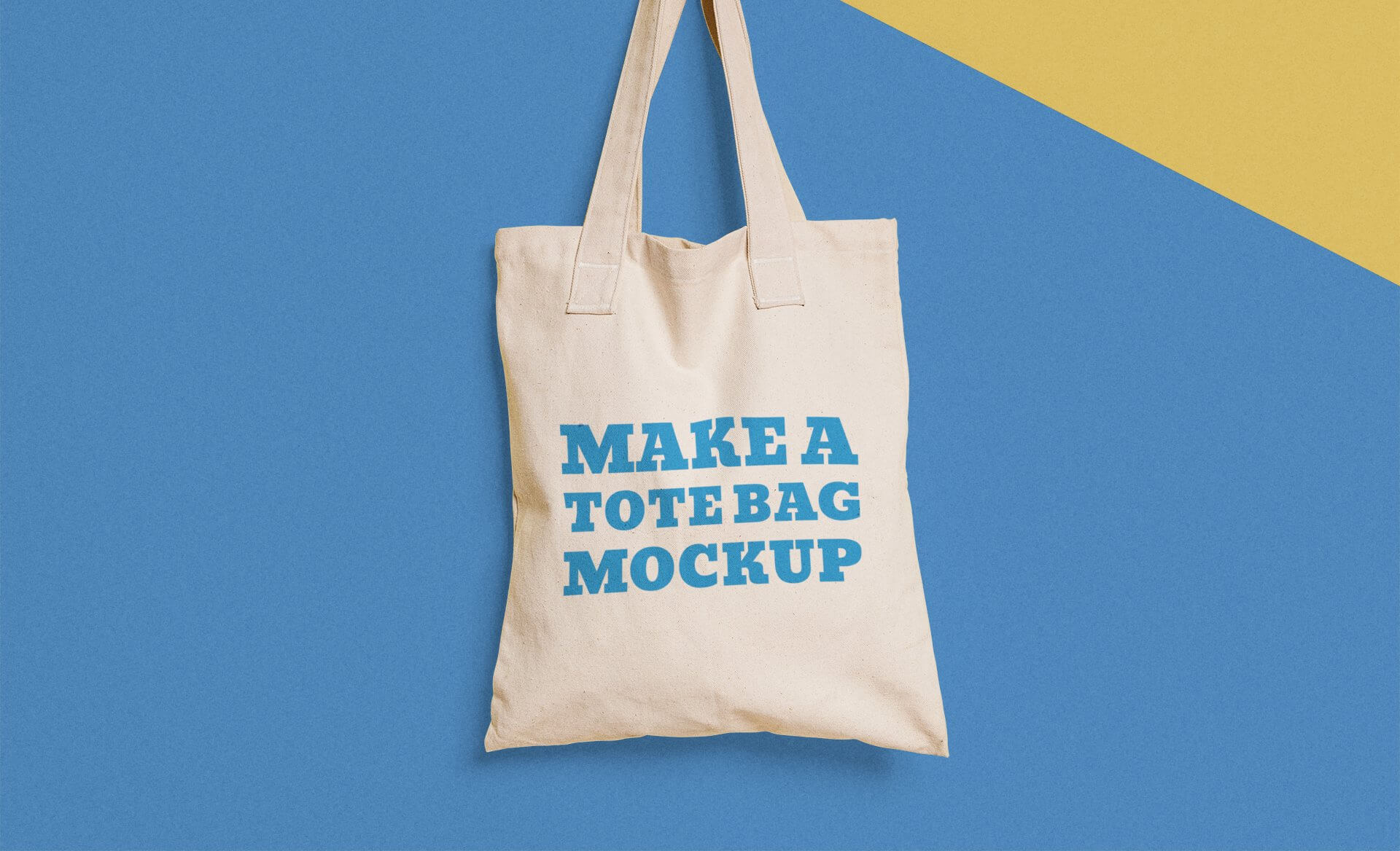 Small Canvas Tote Bag Mockup | semashow.com