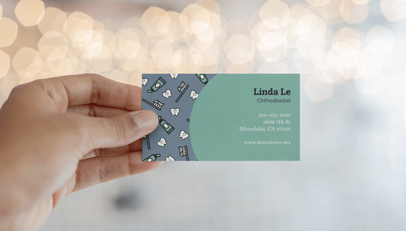 Dentist Business Card Design Template2