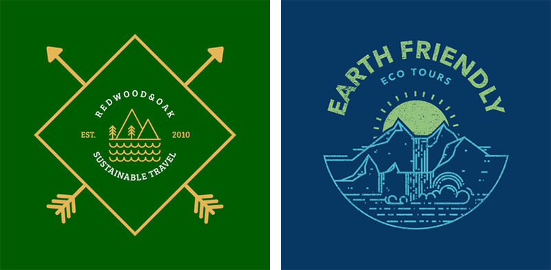 Eco Travel Logo Examples