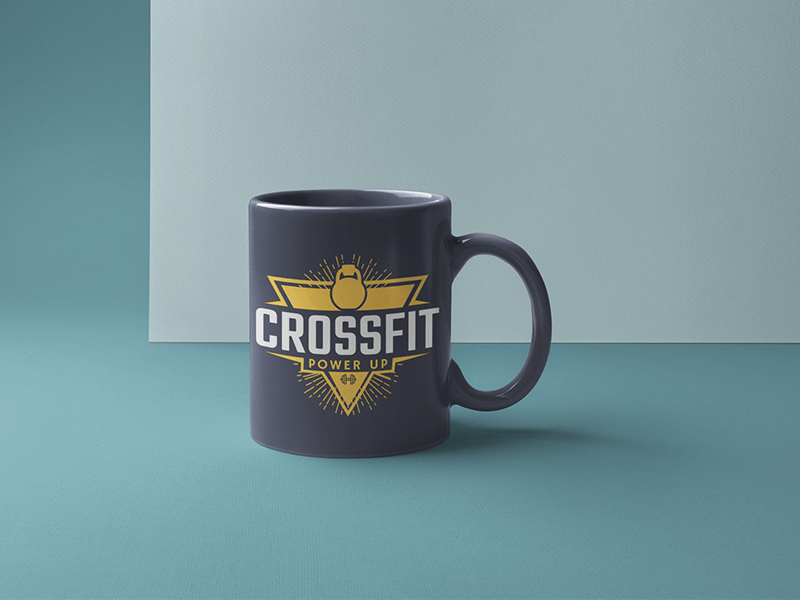 Mug Mockups For A Crossfit Gym