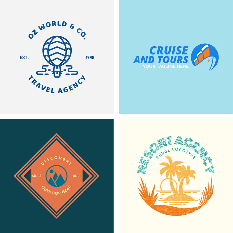 travel agencies logo design