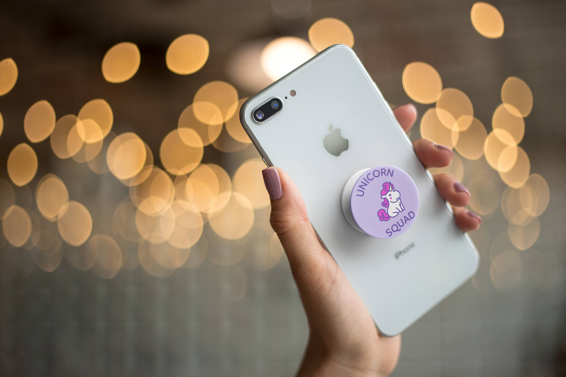 A close-up view of a T-Mobile pop socket showcasing its functionality and style.