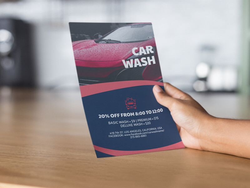 Car Wash Flyer Maker