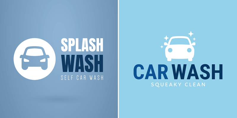 Car Wash Logo Maker With Friendly Graphics