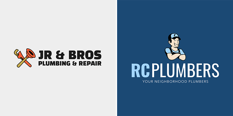 Logo Design Template For Plumbing Logos