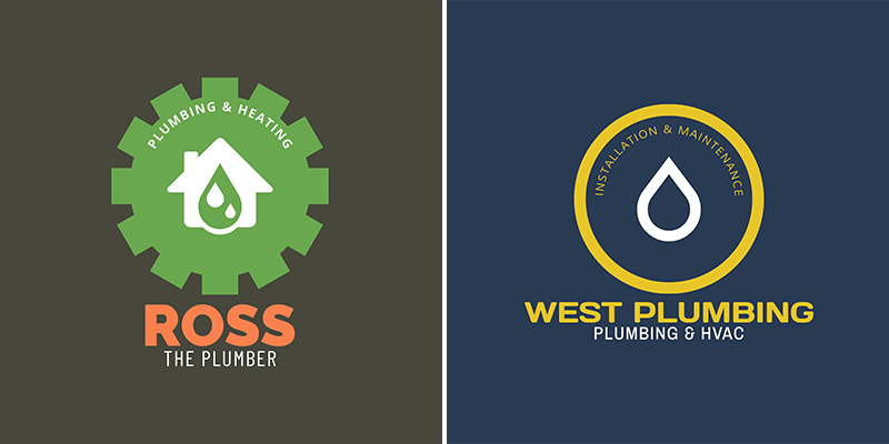 Plumbing Logo Maker With Circular Badge