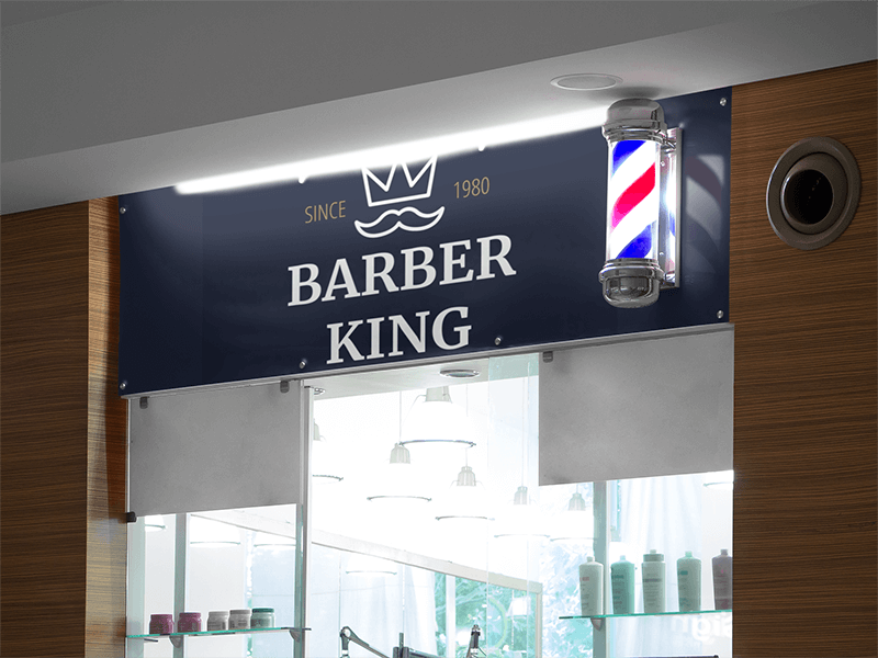 Barber Shop Mockup