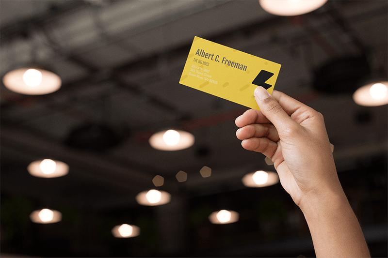 Business Card Mockup Electrical