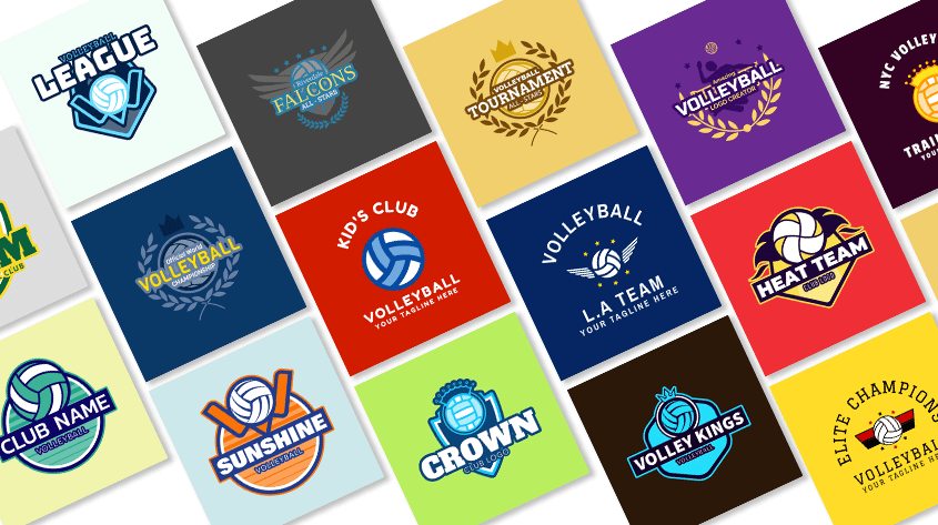 Make A Winning Volleyball Logo Design Placeit Blog