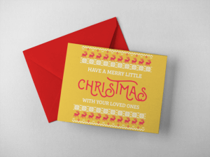 Christmas Card Envelope
