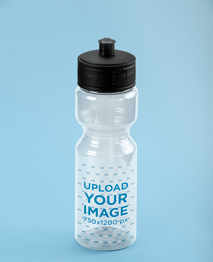 Translucent Sports Bottle Mockup 24444