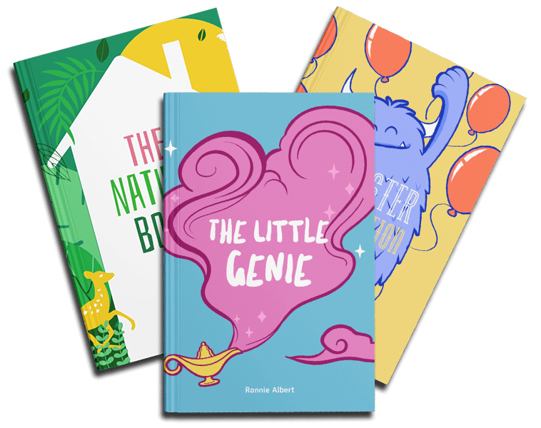 Book Cover Maker For Childrens Book Covers Featuring Colorful Designs