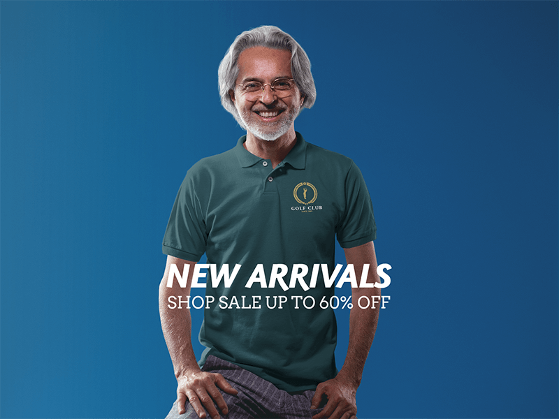 Facebook Ad Happy Elder Guy Wearing A Polo Shirt A15743