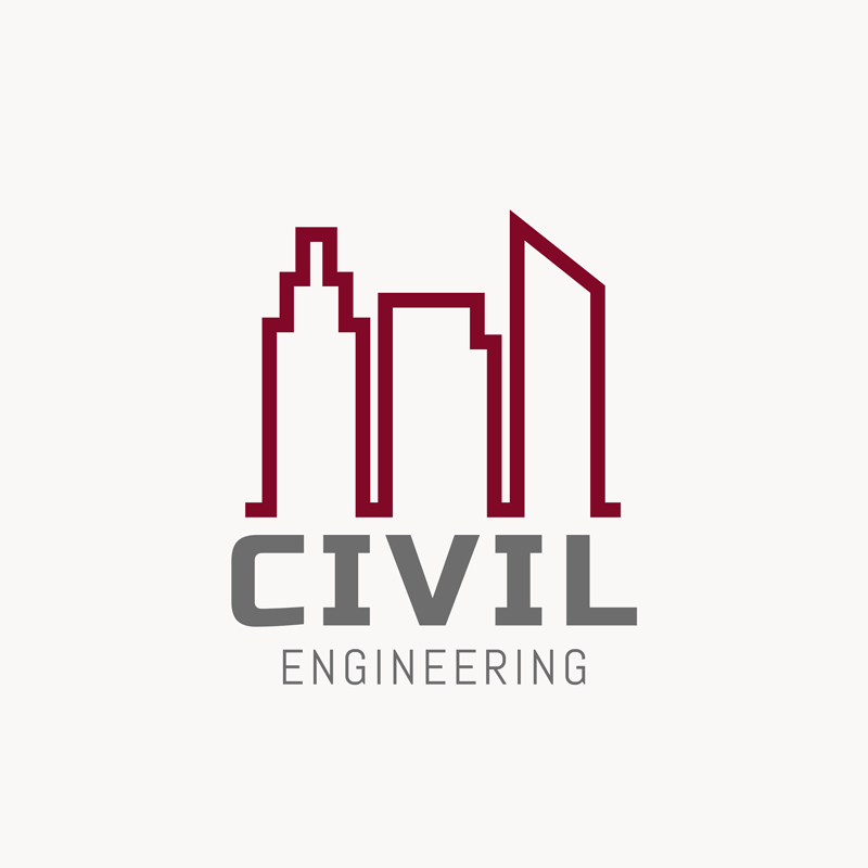 Civil Engineering Logo Linear