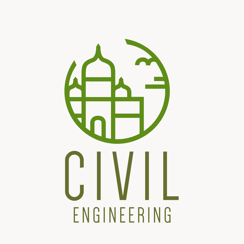 Civil Engineering Logo Outline