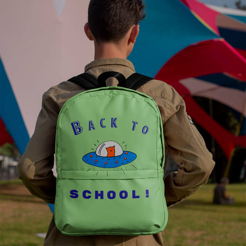 Backpack Mockup Of A Teen In A Park 27701 Copy