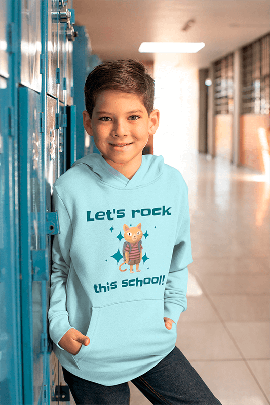 Hoodie Mockup Of A Boy Standing By His Locker At School 24835 (1)