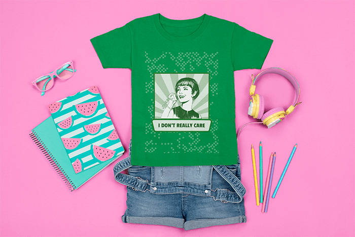 Mockup Of A T Shirt Surrounded By Girly School Supplies