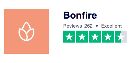 Bonfire Ranking On Trustpilot-best-print-on-demand-websites