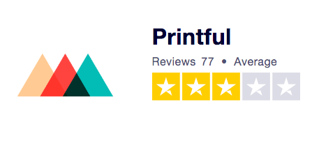 Printful Trustpilot Ranking