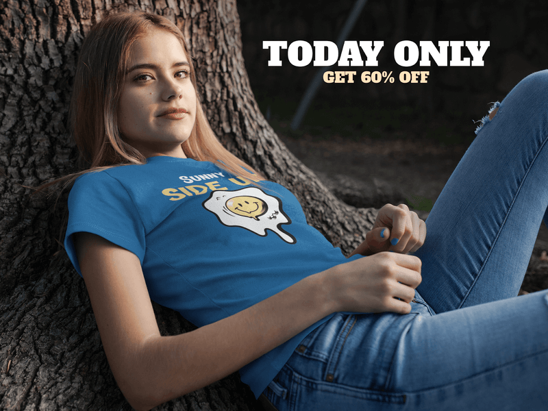 Facebook Ad Pretty Woman Wearing T Shirt